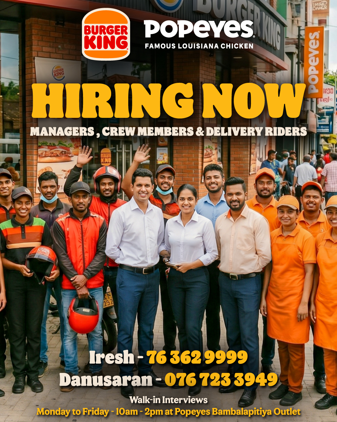 Crew Member / Delivery Rider
